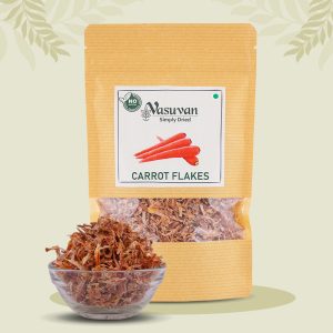 dried carrot flakes