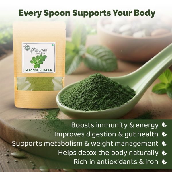 Every-Spoon-Supports-Your-Body Dried Moringa Powder