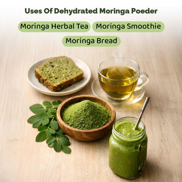 Uses-Of-Dehydrated-Moringa-Poeder Dried Moringa Powder