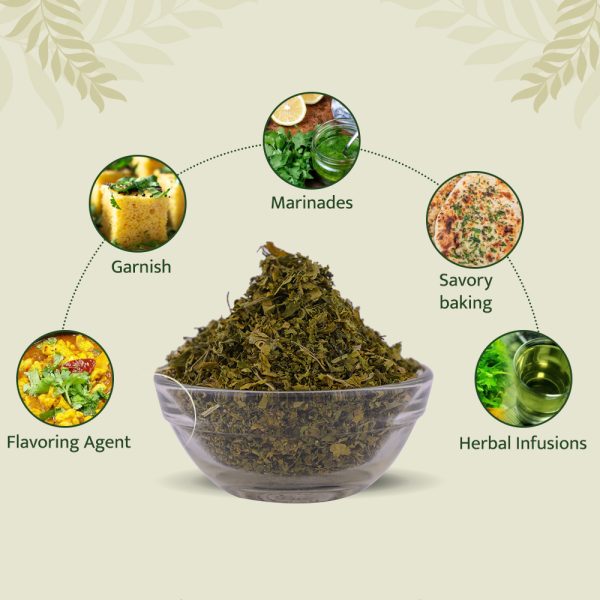 dehydrated coriander leaves